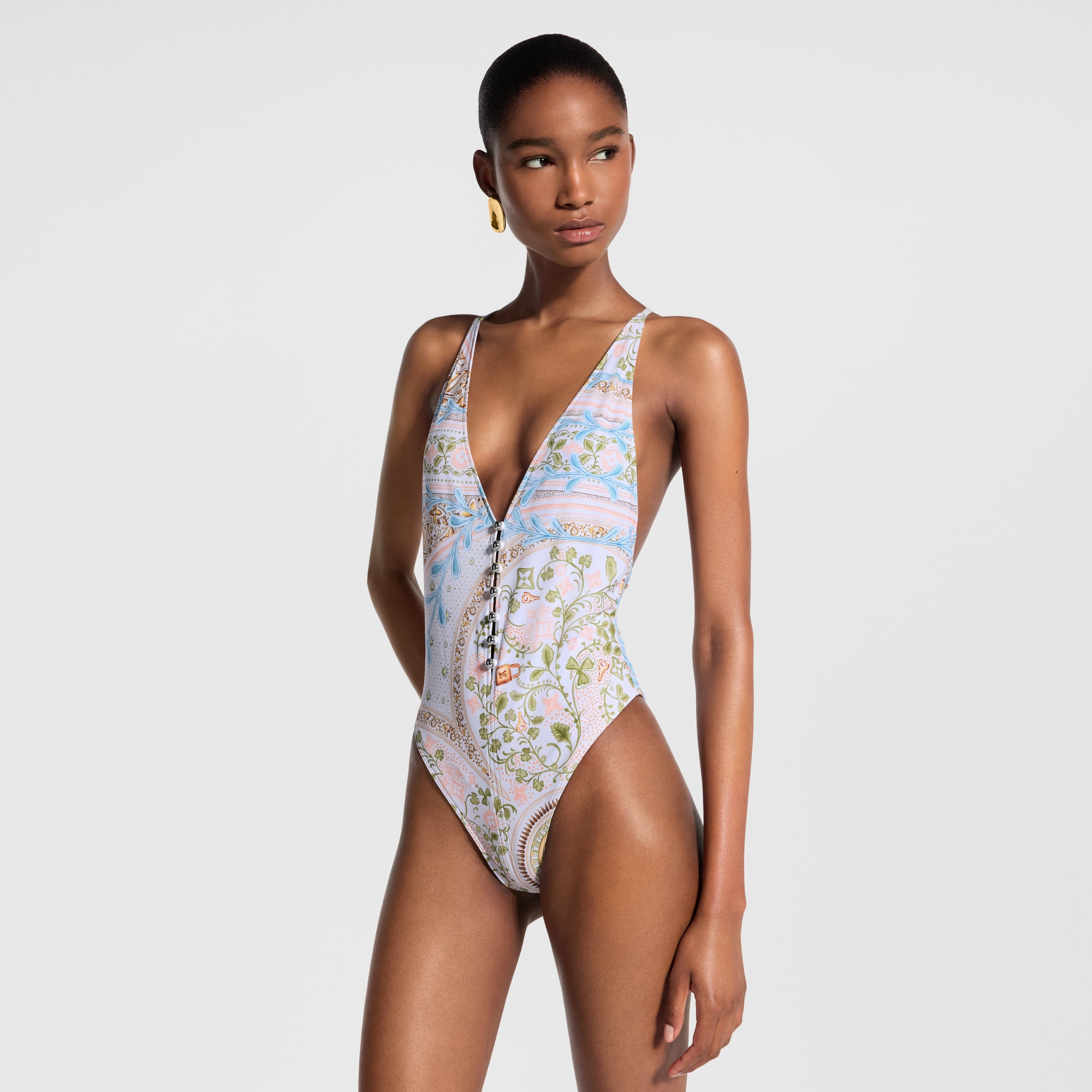 Flower Foulard Swimsuit - Women - Ready-to-Wear | LOUIS VUITTON ®